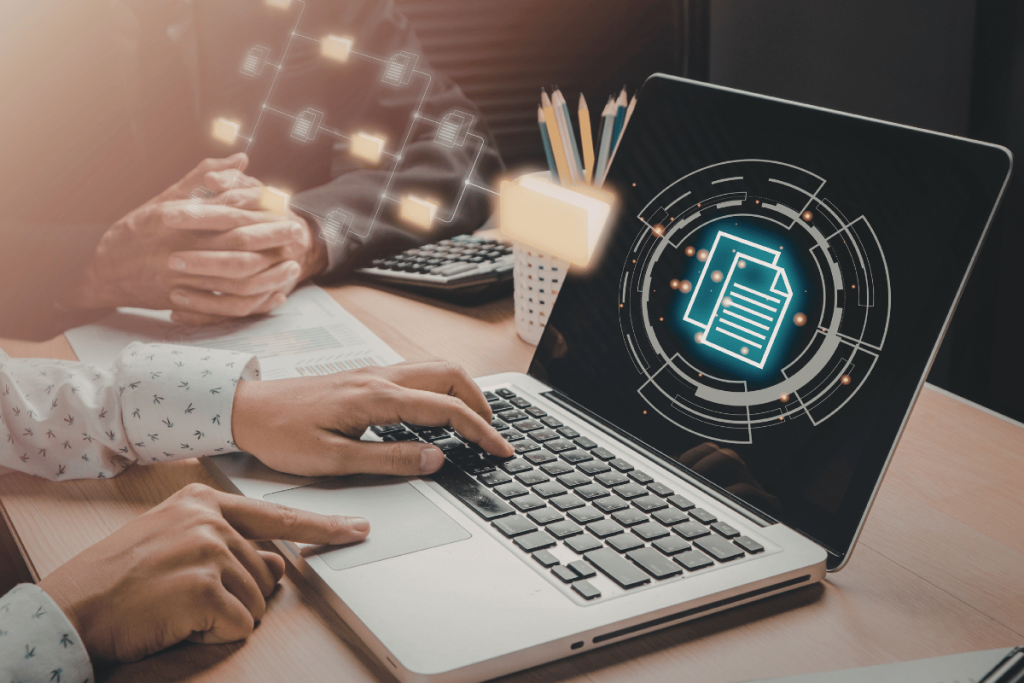 virtual assistant managing crm system