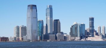 New Jersey skyline.
