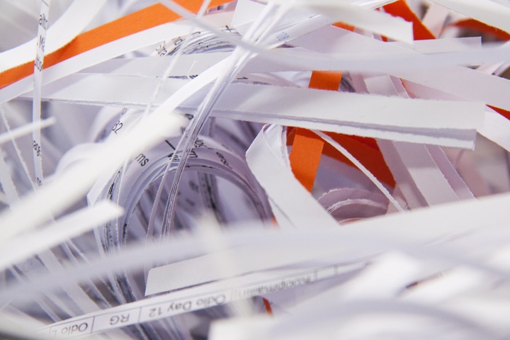 Shredded paper